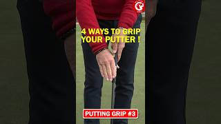 4 Ways to grip your putter shorts [upl. by Guadalupe]