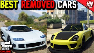 10 Best Removed Cars From GTA Online [upl. by Wiltshire618]