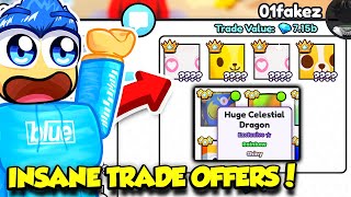 I Got INSANE TRADE OFFERS For My RAREST PET In Pet Simulator 99 [upl. by Yanrahc667]