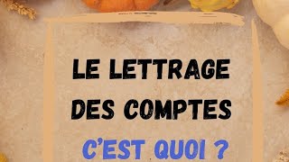 Le Lettrage des comptes [upl. by Azzil]