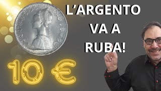 Argento in forte rialzo 500 Lire tocca i 10€ [upl. by Atnad807]