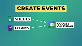 Automatically Create Google Calendar Events from Google Sheets  Google Forms [upl. by Irreg139]