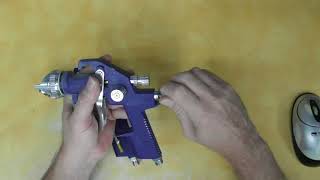 Harbor Freight 64 oz Professional HVLP Air Spray Gun Kit Review Item 62895 [upl. by Ihtak]