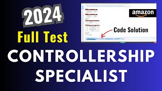 Controllership Specialist Amazon Assessment 2024  Amazon Online Test Questions And Answers [upl. by Zoha664]