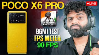 Testing BGMI in POCO X6 Pro with FPS Meter  Gaming Pathshala [upl. by Merrell]