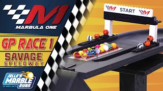 Marbula One Savage Speedway GP S1R1  Marble Race by Jelles Marble Runs [upl. by Prestige]