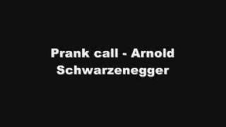 Prank Phone Call  Arnold Schwarzenegger [upl. by Dorion]