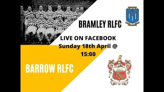 Barrow Raiders RLFC Vs Bramley RLFC  15th January 1995 [upl. by Bogusz863]