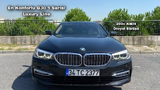 En İyi Donanım MıBmw G30 520i Luxury Line En Detaylı İnceleme Otoyol Ve Performans Sürüşü200KMH [upl. by Ajuna]