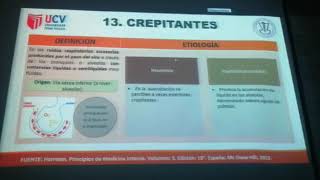 Explicación de Crepitantes  Meca I [upl. by Htims988]