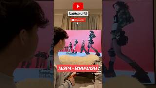 AESPA  WHIPLASH reacting kpop foryou aespa lisa blackpink viralvideo reels [upl. by Marlo]