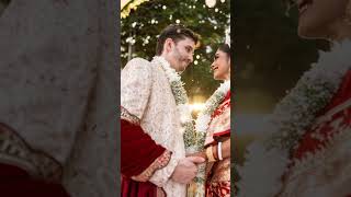 sreejita de wedding photo bollywood trending love viralvideo sreejitade wedding youtuber [upl. by Ahsikad]