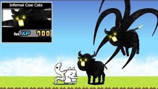 Infernal Cow  Battle Cats Fan Made Cat Unit [upl. by Annaiek]