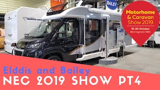 Elddis And Bailey Motorhomes  Motorhome And Caravan Show NEC 2019 Pt4 [upl. by Llednahc394]