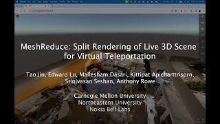 MeshReduce IEEE VR 24 Demo [upl. by Sandi560]
