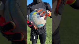 Goalkeeper gloves Spray goalkeeperstore goalkeepergloves soccerequipment shortvideo [upl. by Ellerret996]