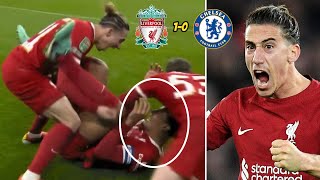 Tsimikas’ xrated goal celebration with Van Dijk will have every fan in tears👉liverpool vs chelsea [upl. by Sire193]