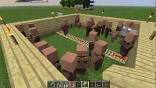 Simple Villager Trading System  Shop System  Tutorial  Minecraft 132 [upl. by Metts]