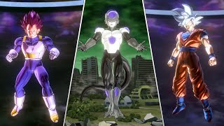 Pinnacle of Power NEW Black Frieza Ultra Ego Vegeta amp MUI Goku in Xenoverse 2 [upl. by Tania]