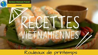 Comment faire des rouleaux de printemps vietnamiens [upl. by Tuorah544]