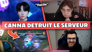 KC CANNA DÉTRUIT LE SERVEUR EUW  Best of LoL 654 Réactions [upl. by Woodford]