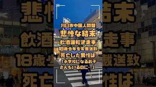 悲惨な結末：飲酒運転逆走事故、18歳少年を家裁送致 飲酒運転 交通事故 川口市 少年事件 家庭裁判所 交通安全 危険運転 少年法 安全運転 社会問題 埼玉県 交通ルール [upl. by Htaeh795]