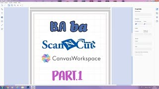 BAba SCAN N CUT  LOGICIEL BROTHER CanvasWorkspace [upl. by Maud]