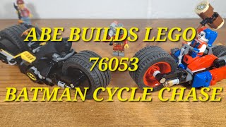 Abe Builds LEGO 76053 Batman Gotham City Cycle Chase [upl. by Attenra]