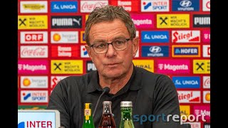 Pressekonferenz von ÖFBTeamchef Ralf Rangnick vor den Nations LeagueSpielen Kasachstan amp Slowenien [upl. by Ursala695]