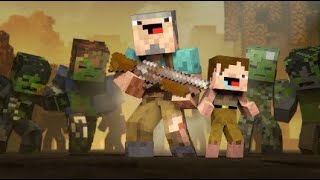 Zombie Apocalypse FULL MOVIE Minecraft Animation [upl. by Awra55]