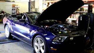 2010 Mustang Stock Dyno Run [upl. by Yate]