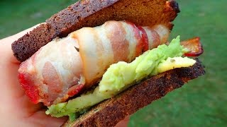 Bacon Chicken on Honey Paleo Bread Recipe Grain Free amp Gluten Free [upl. by Dyal]