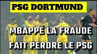 PSG 0 1 DORTMUND  LE PSG ELIMINES PAR LES POTEAUX [upl. by Roslyn177]