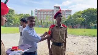 Cadet rank badge giving ceremony in college at BNCC platoon [upl. by Didier]