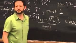 Lec 12  Linear Algebra  Princeton University [upl. by Salamanca]