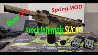 Crosman DPMS SBR Spring MOD  EXTREME AWESOMENESS [upl. by Aeneus954]