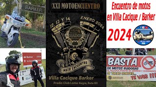 Motoencuentro en Villa Cacique  Barker 2024  Hermoso [upl. by Anirbed]