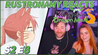 Miss Kobayashis Dragon Maid S  S2 x 8 REACTION  小林さんちのメイドラゴンS  Everyone Is Determined Today [upl. by Fachanan]