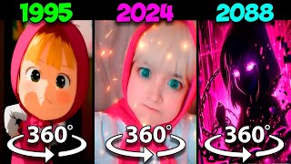 360Â° VR Masha Ultrafunk Song 1995 vs 2024 vs 2088 [upl. by Barbabas]