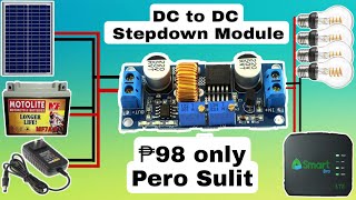 DC to DC Step Down Module Buck Converter For simple Solar Setup [upl. by Anaeirb]