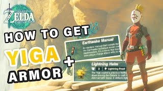 How to get Yiga Armor Set  Earthquake Ability  Lightning Helm ► Zelda Tears of the Kingdom [upl. by Nissy]