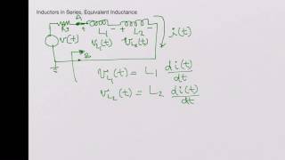 Inductors in Series Equivalent Inductance [upl. by Fritts]