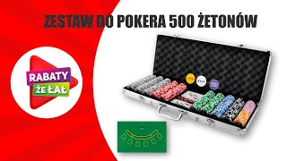 Zestaw do Pokera 500 Żetonów Texas Mocny  Walizka ISO TRADE [upl. by Garber]