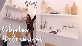 DIY Objetos Decorativos p Prateleiras amp Estantes  do Lixo ao Luxo [upl. by Ecirual]