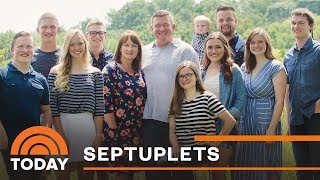 First Set Of Septuplets Turn 18 Catching Up With The McCaughey Family  TODAY [upl. by Gnaht]