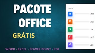 Top Pacote office gratuito para trabalhar com Word Excel Power point e PDF sem limite [upl. by Evangelist296]