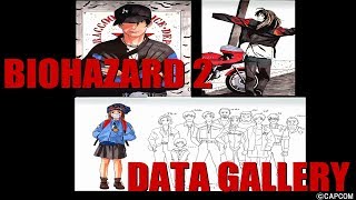 DC版 BIOHAZARD 2 DATA GALLERY ©CAPCOM Resident Evil [upl. by Kcirej]