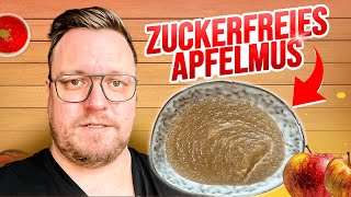 Zuckerfreies Apfelmus selber machen  Gesunde Alternative [upl. by Ahsiuqram]