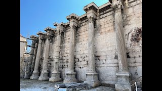 Hadrian’s Library by Roman Emperor Hadrian  Athens Greece  ECTV [upl. by Keil]