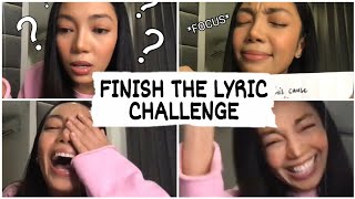 finish the lyric challenge quarantine edition [upl. by Nadual]